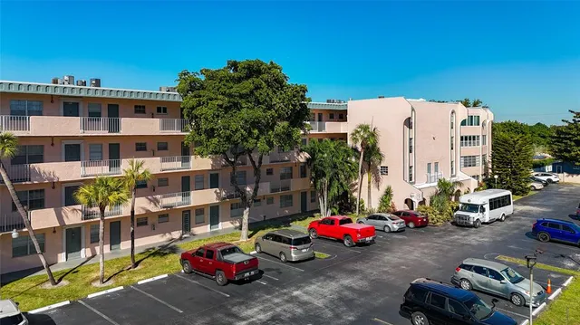 a cars parked in front of a building