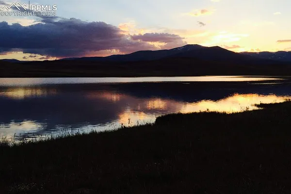 a view of sunset