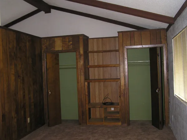 a room with closet