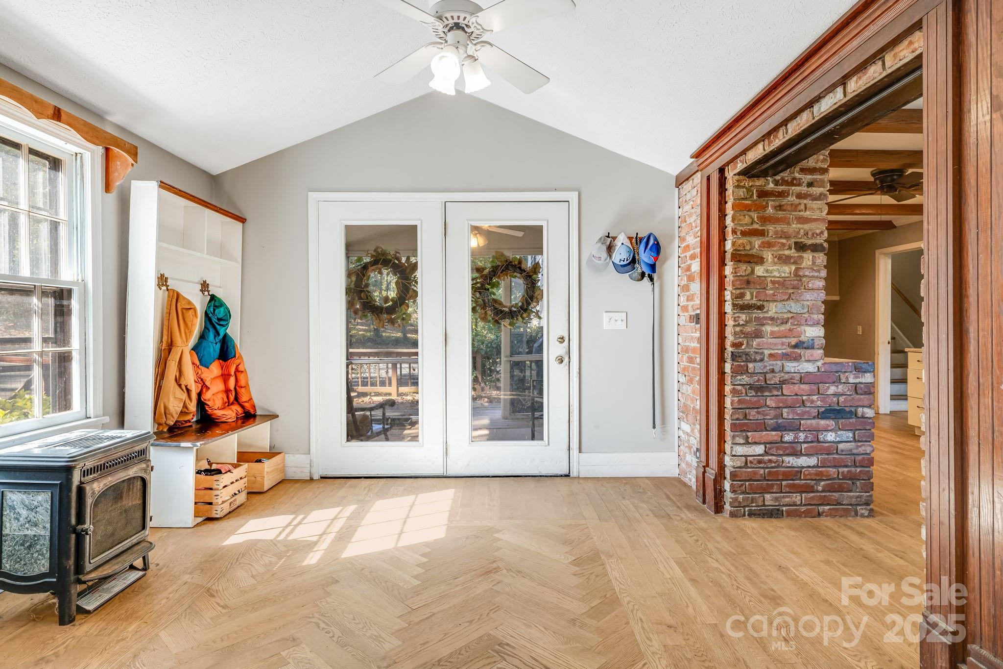 203 Davis Mountain Road Laurel Park, NC 28739 - Photo 2 of 37 a view of an entryway with front door