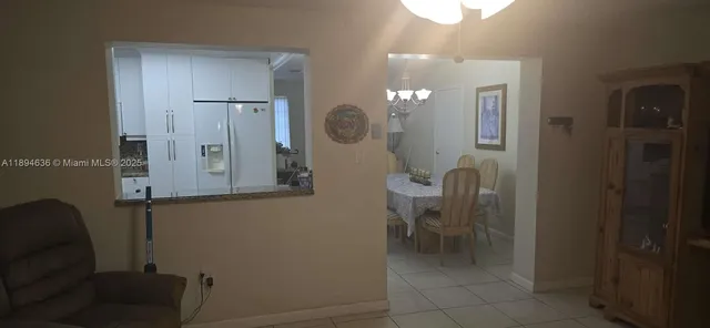 a bathroom with a mirror