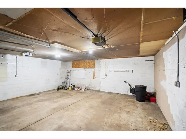 a view of a projector room with a ceiling fan
