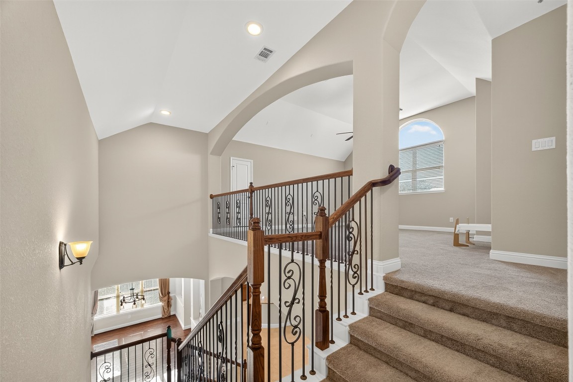 21331 Winding Path Way Richmond, TX 77406 - Photo 25 of 42 a view of entryway and hall with wooden floor