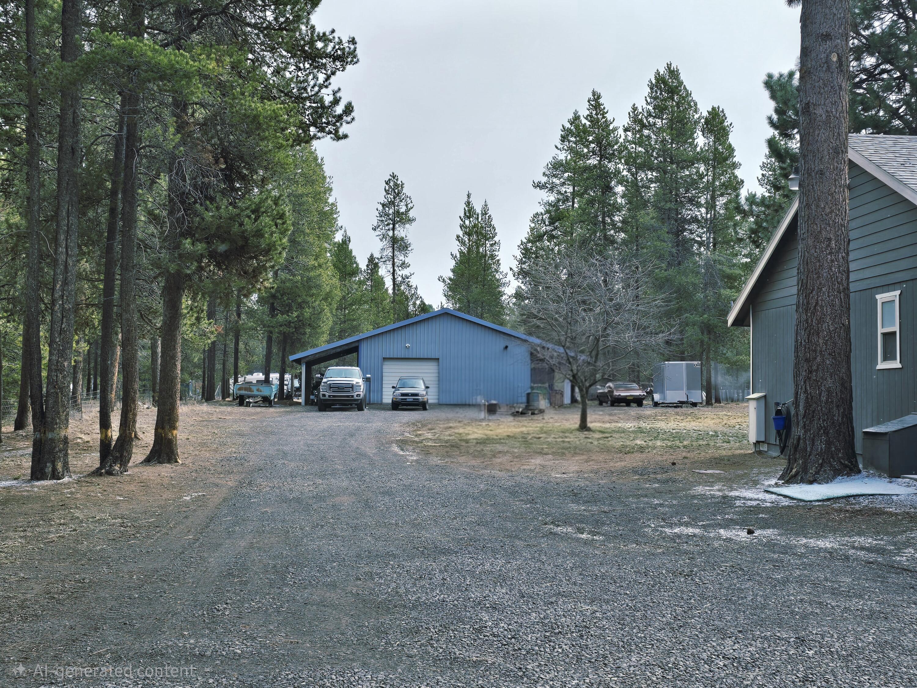 53156 Day Road La Pine, OR 97739 - Photo 9 of 28 30x36 Shop with attached 9x36 lean to on each side, Shop offers plenty of outlets, lights, and 220 electrical outlets