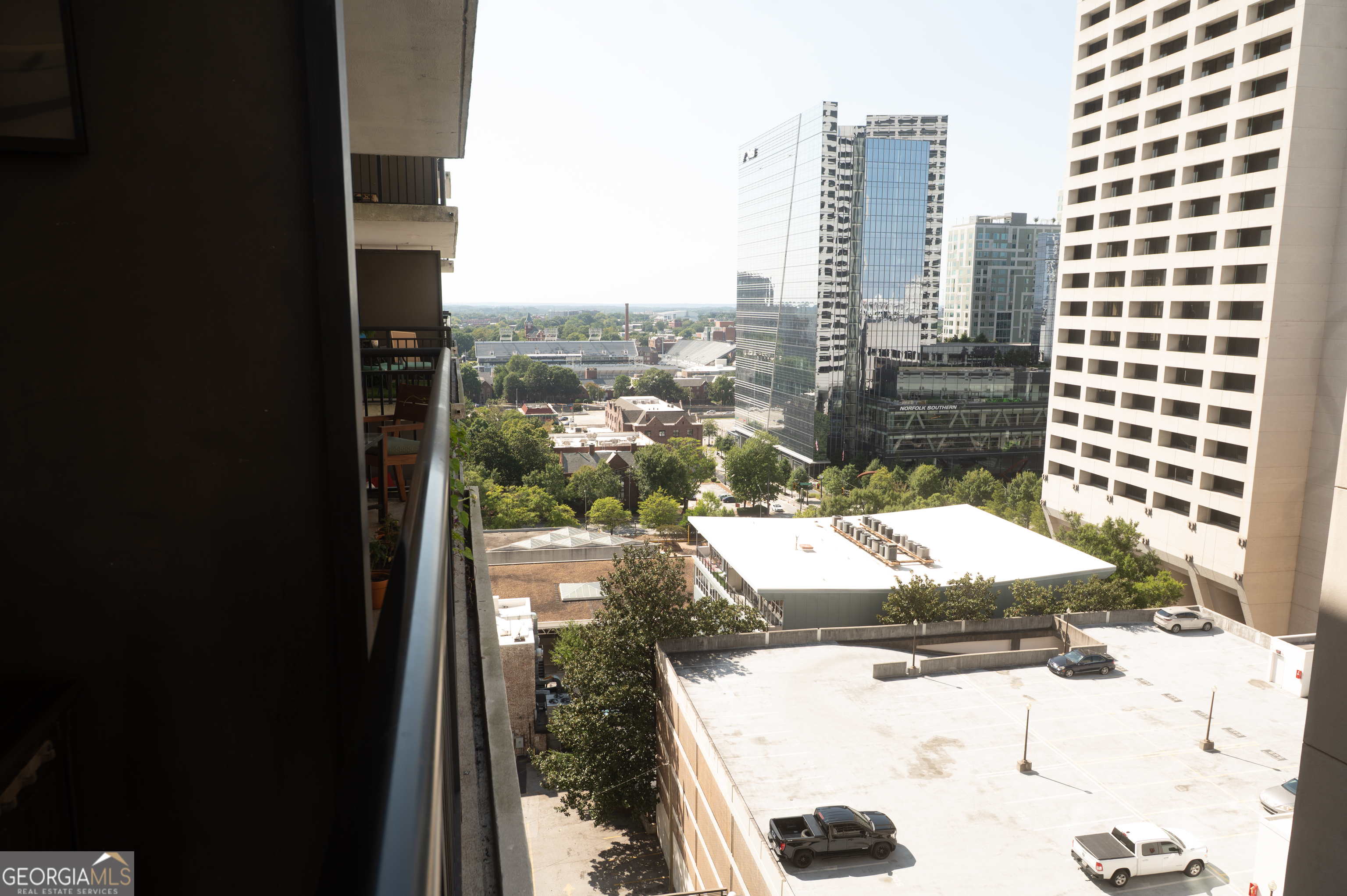 620 Peachtree Street Northeast, Unit 1501 Atlanta, GA 30308 - Photo 11 of 18 a view of a city from a terrace