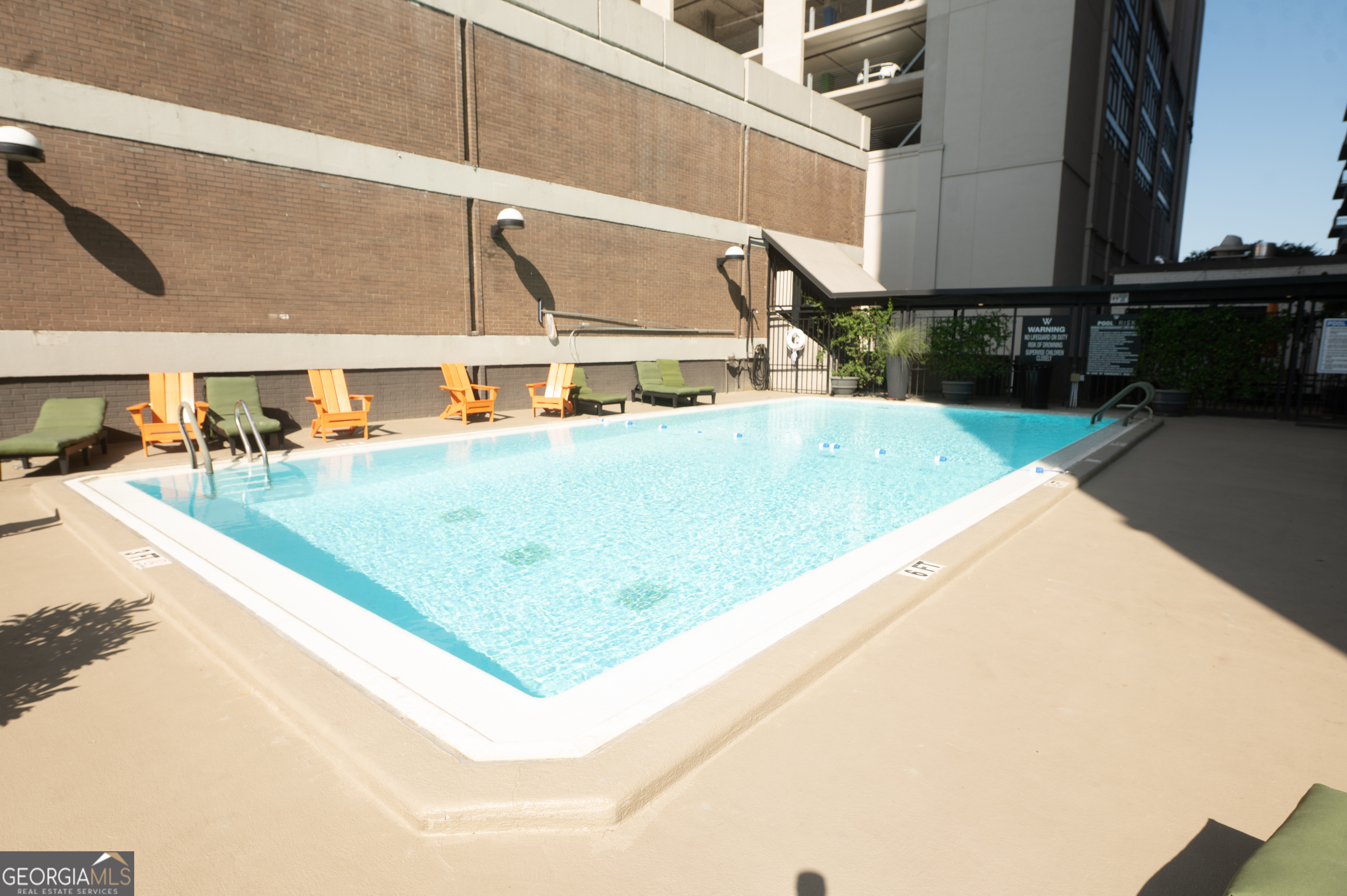 620 Peachtree Street Northeast, Unit 1501 Atlanta, GA 30308 - Photo 12 of 18 a view of a swimming pool