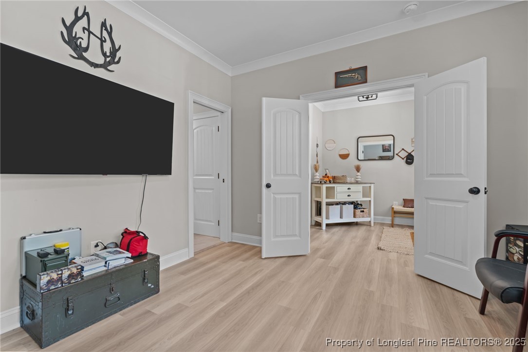 912 Sunset Drive Carthage, NC 28327 - Photo 5 of 41 a living room with furniture and a flat screen tv