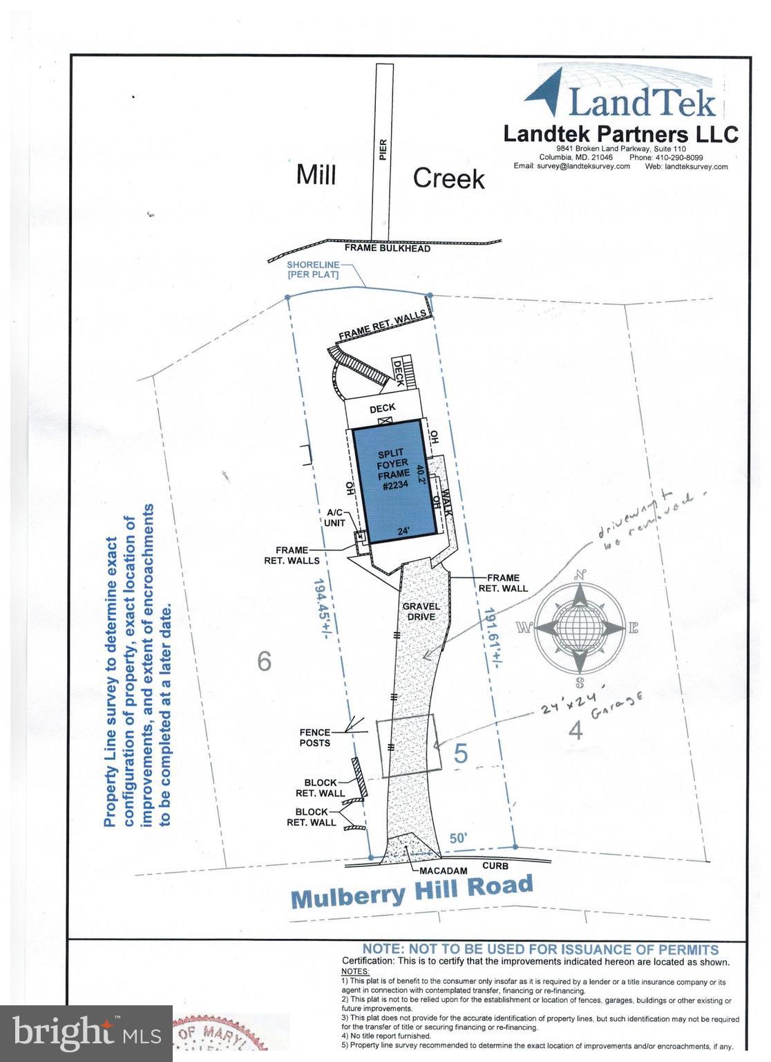 2234 Mulberry Hill Road Annapolis, MD 21409 - Photo 31 of 31 Proposed Garage