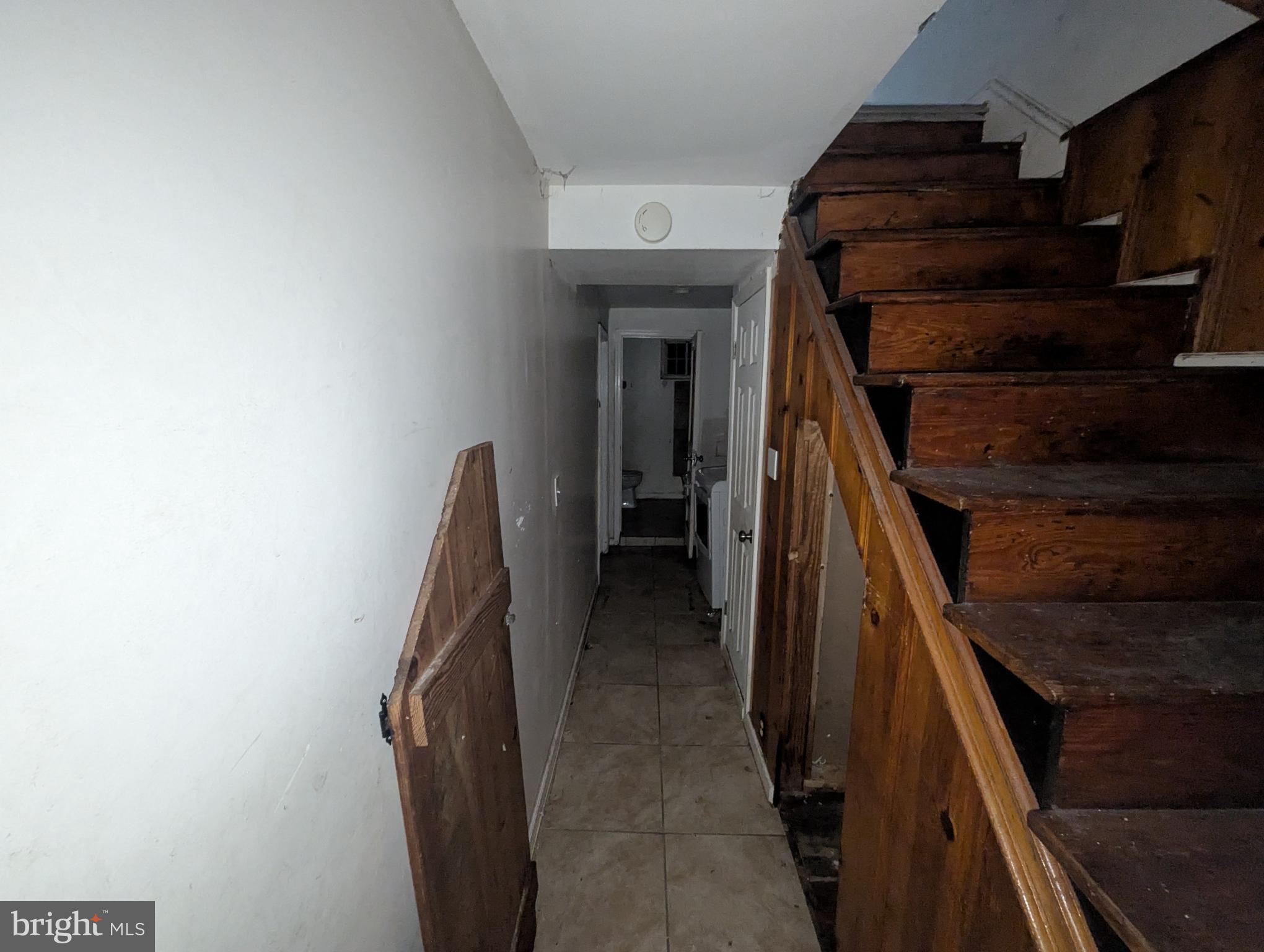 3602 Chesterfield Avenue Baltimore, MD 21213 - Photo 19 of 37 Charming entryway with rustic staircase.