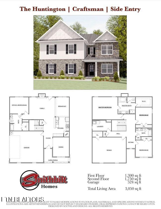 508 Broadberry Avenue, Unit LOT 1H Oak Ridge, TN 37830 - Photo 4 of 29 Huntington Craftsman Side Entry