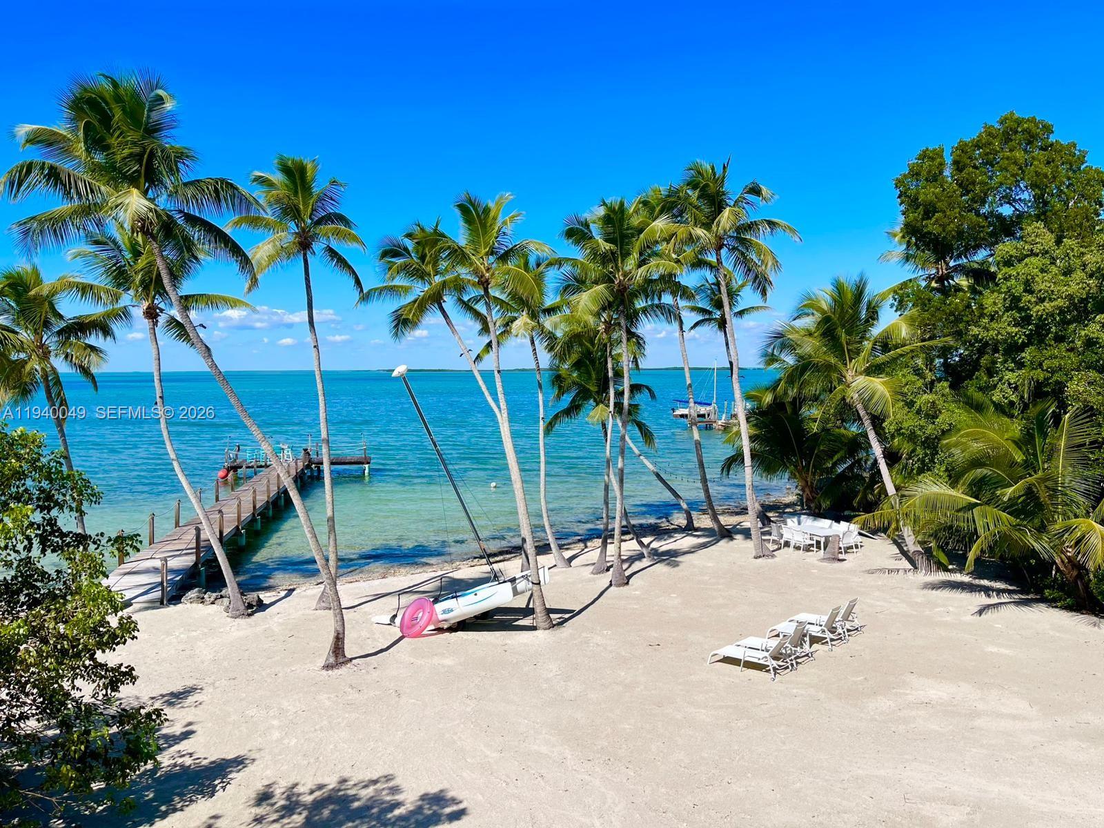 96180 Overseas Highway, Unit 1 Key Largo, FL 33037 - Photo 6 of 83 a view of backyard space with palm trees