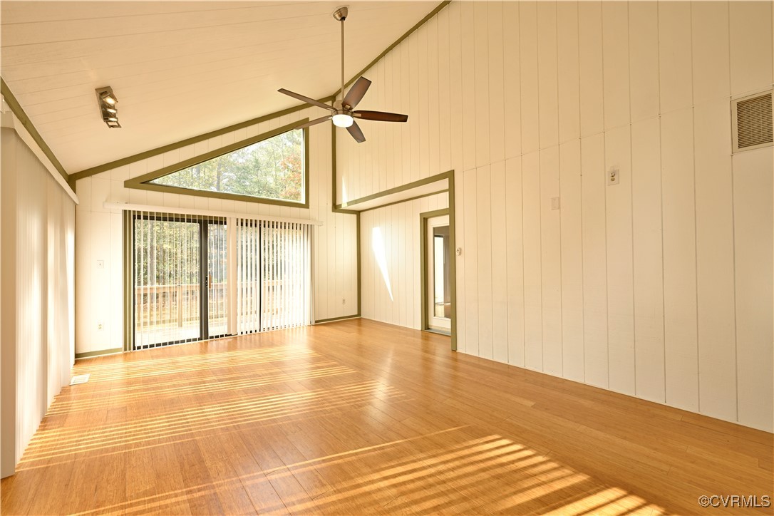 6610 Glebe Point Road Chesterfield, VA 23838 - Photo 20 of 36 Unfurnished room featuring hardwood / wood-style f