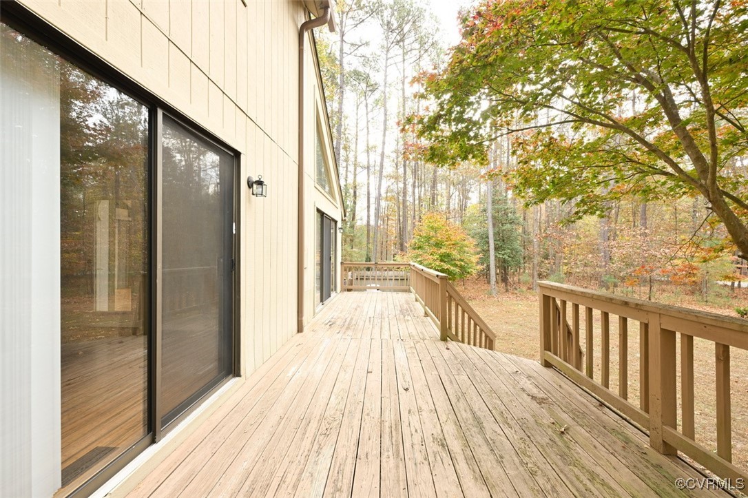 6610 Glebe Point Road Chesterfield, VA 23838 - Photo 3 of 36 View of wooden terrace