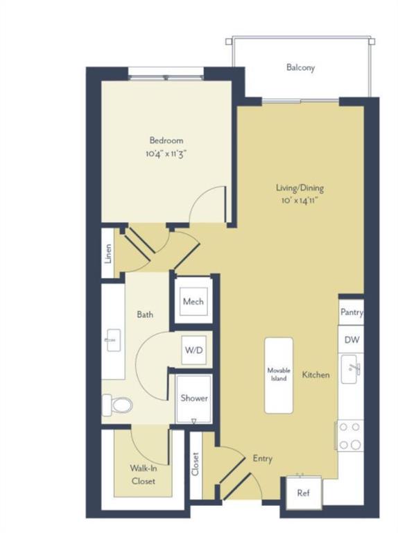 3158 Stillhouse Creek Drive, Unit 302 Atlanta, GA 30339 - Photo 6 of 6 a picture of a wall with a sign on it