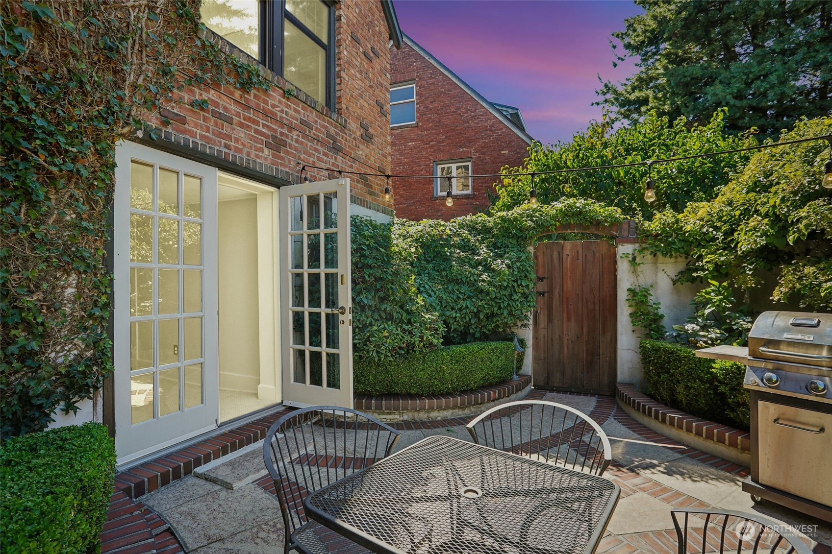 314 Halladay Street Seattle, WA 98109 - Photo 30 of 37 a view of backyard with patio and outdoor seating