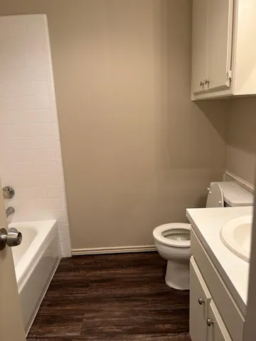 a bathroom with a sink and a toilet