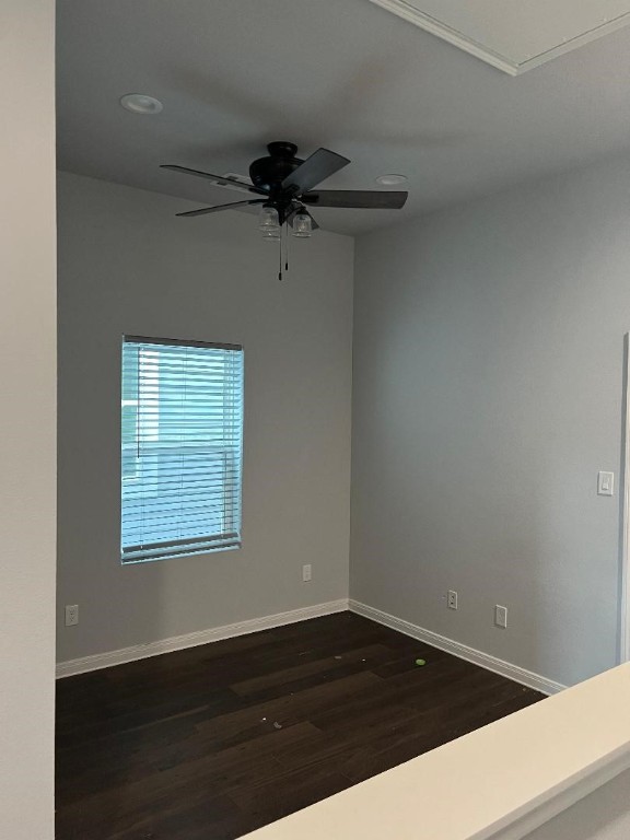 18817 Luminescent Ln Spring Spring, TX 77379 - Photo 5 of 15 an empty room with wooden floor fan and windows