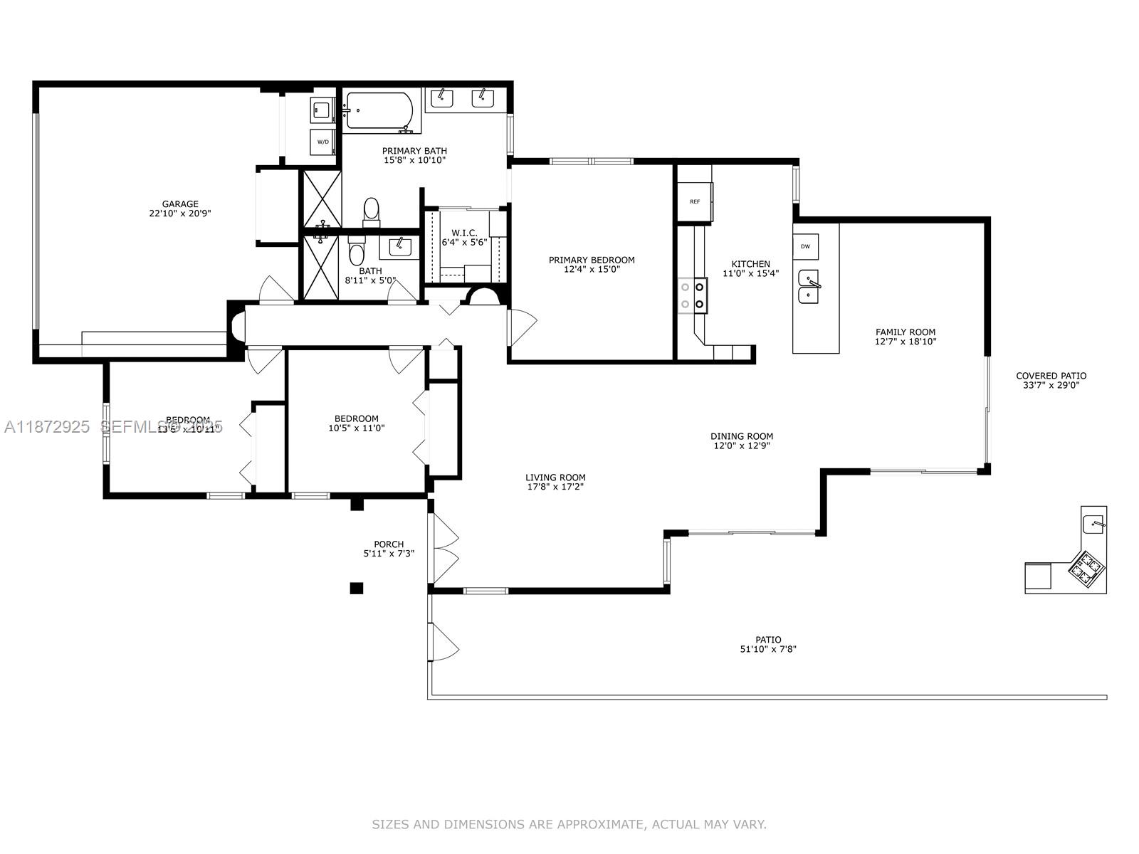 982 Northwest 133rd Court Miami, FL 33182 - Photo 22 of 22 a picture of a room with a white wall and white cabinet