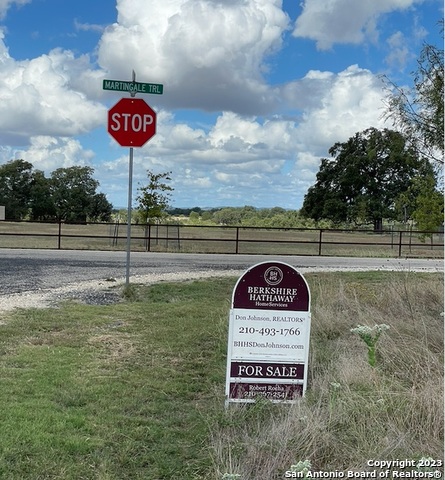 Tbd Martingale Trail Bandera, TX 78003 - Photo 6 of 8 a sign that is on the side of a road