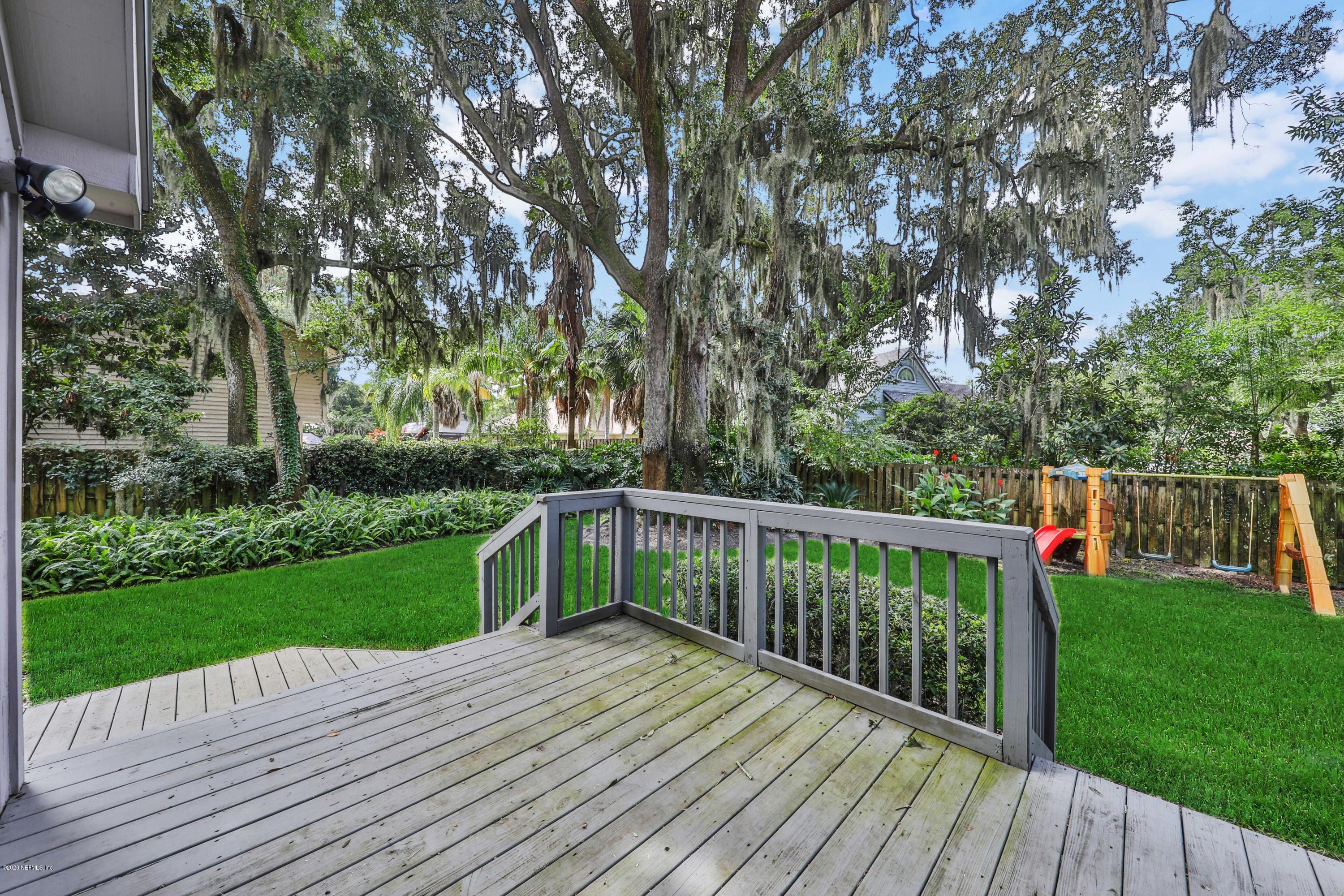 1350 Pinewood Road Jacksonville Beach, FL 32250 - Photo 36 of 45 a view of deck with wooden floor and fence