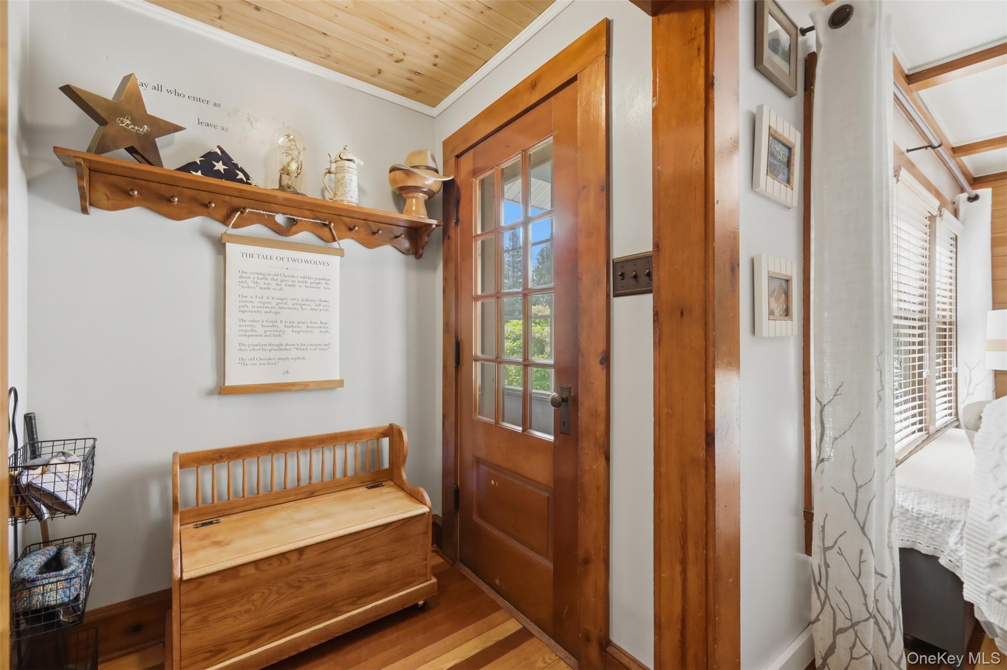115 Cold Spring Road Liberty, NY 12754 - Photo 5 of 35 Two entries into the home. The front door offers a bluestone front patio. Stunning wood details throughout.