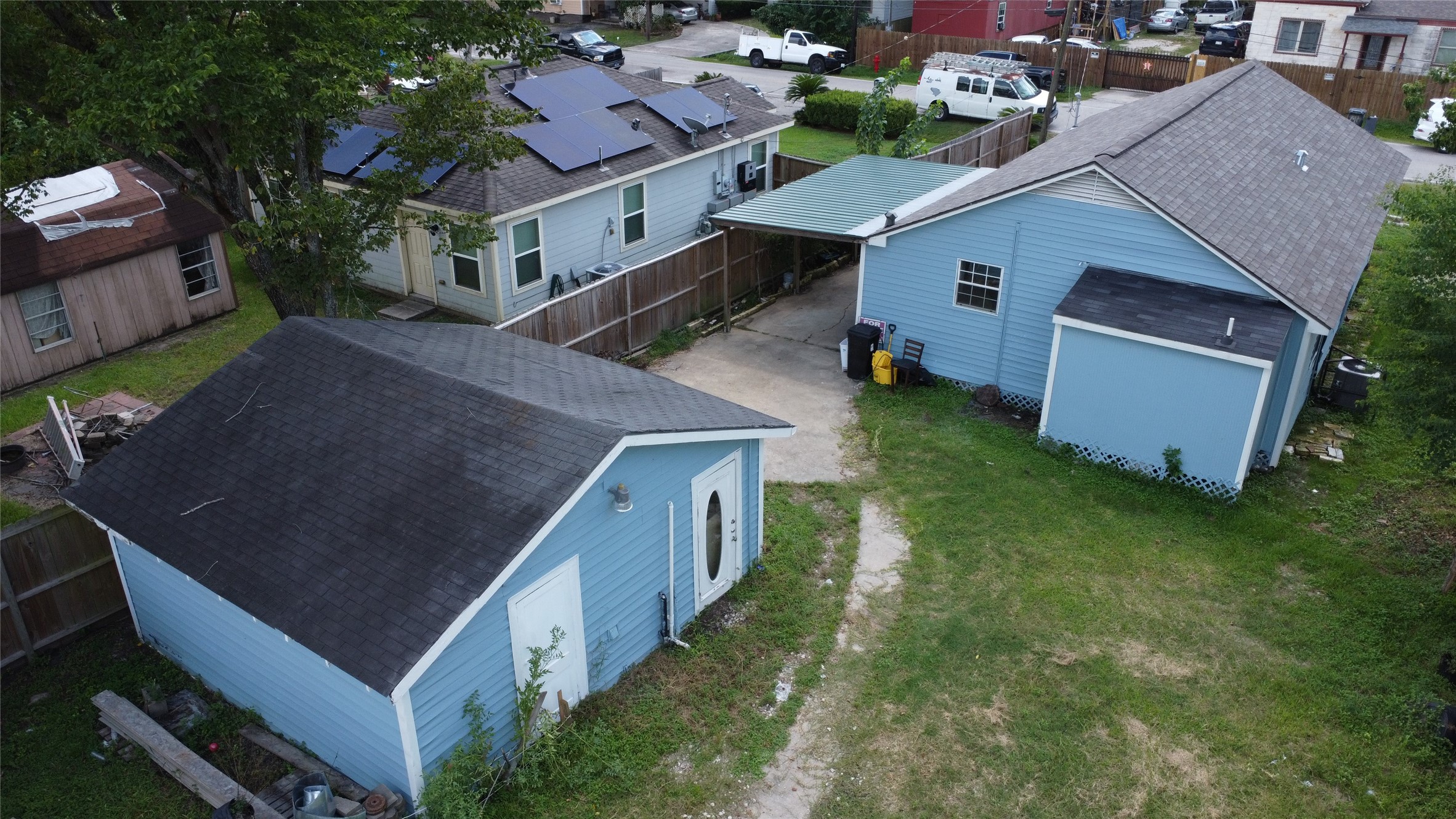 2415 Perry Street Baytown, TX 77521 - Photo 16 of 28 an aerial view of a house