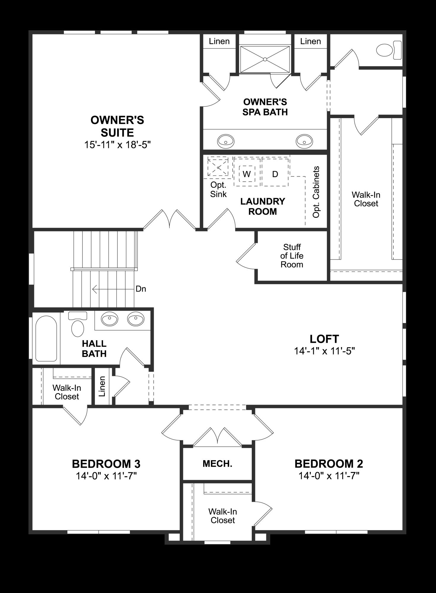 1663 Siloh Drive, Unit 490 Mount Pleasant, SC 29466 - Photo 57 of 89 Wando_117933_LIberty-Hill-floor-2