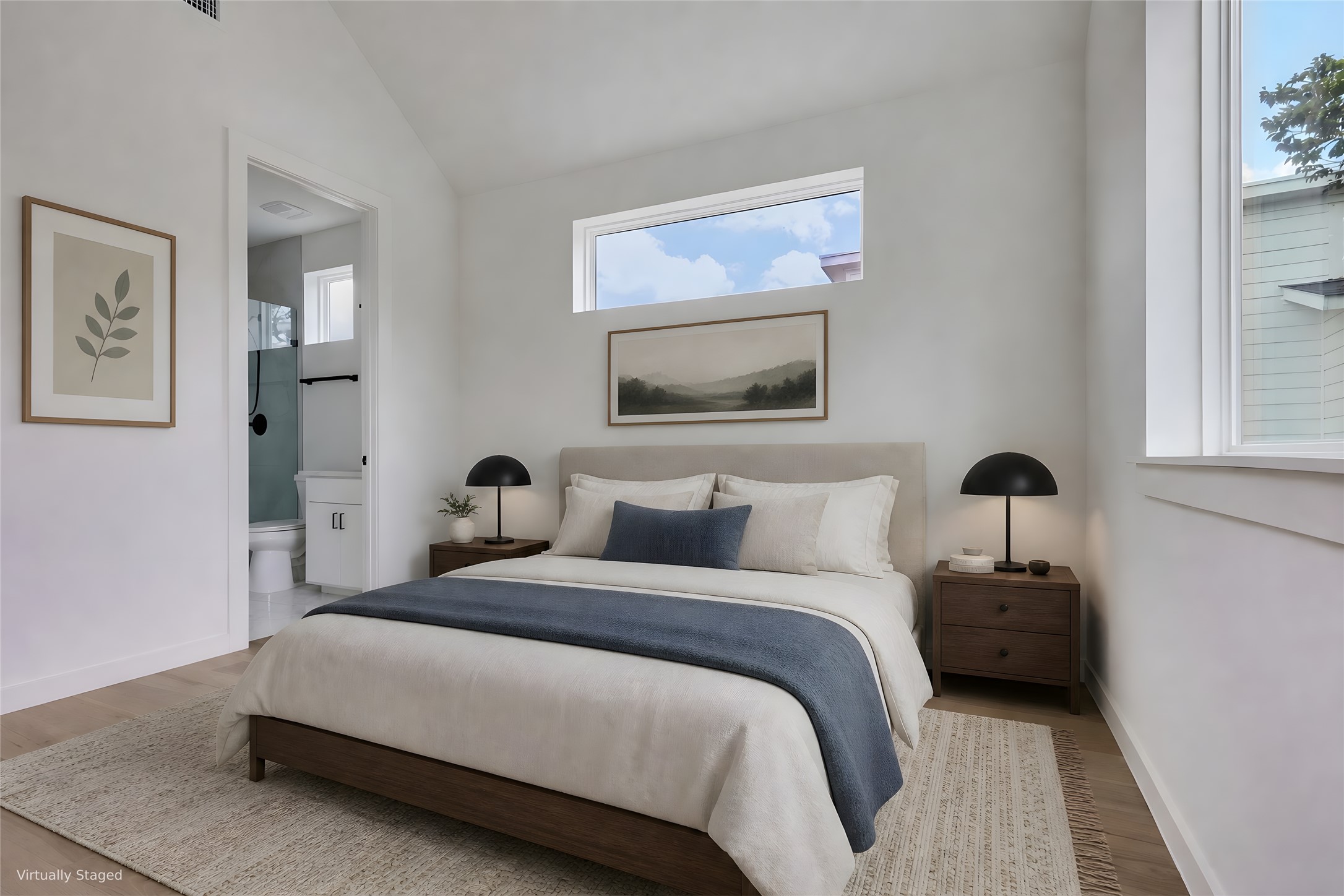 6809 Porter Street, Unit 2 Austin, TX 78741 - Photo 16 of 37 Virtually staged Primary Bedroom.