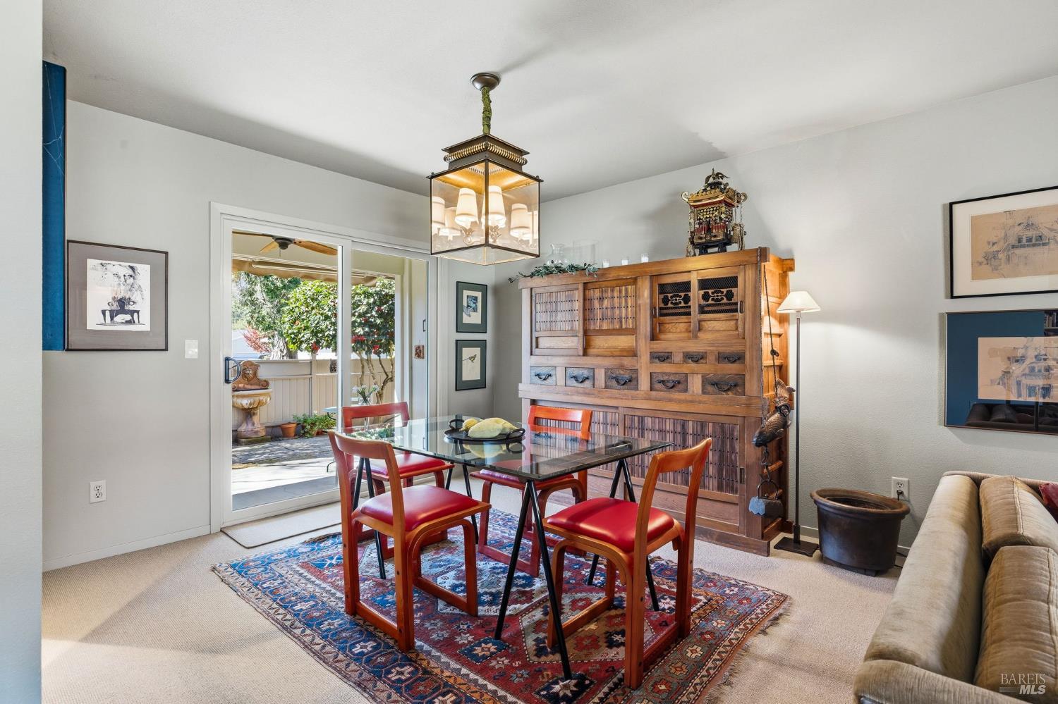 96 Aspen Meadows Circle Santa Rosa, CA 95409 - Photo 13 of 46 a view of a dining room with furniture window and outside view