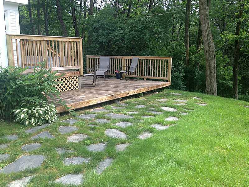 314 Middle Road Falmouth, ME 04105 - Photo 29 of 35 View. Tiered deck off dining room is...