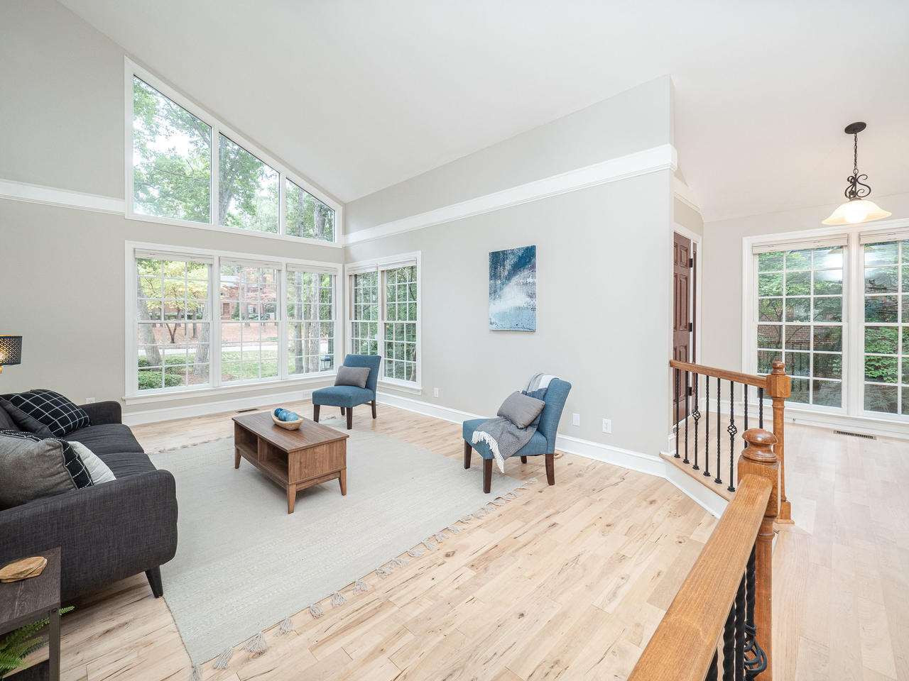 129 Ammons Drive Raleigh, NC 27615 - Photo 6 of 30 Sunken Living Rm