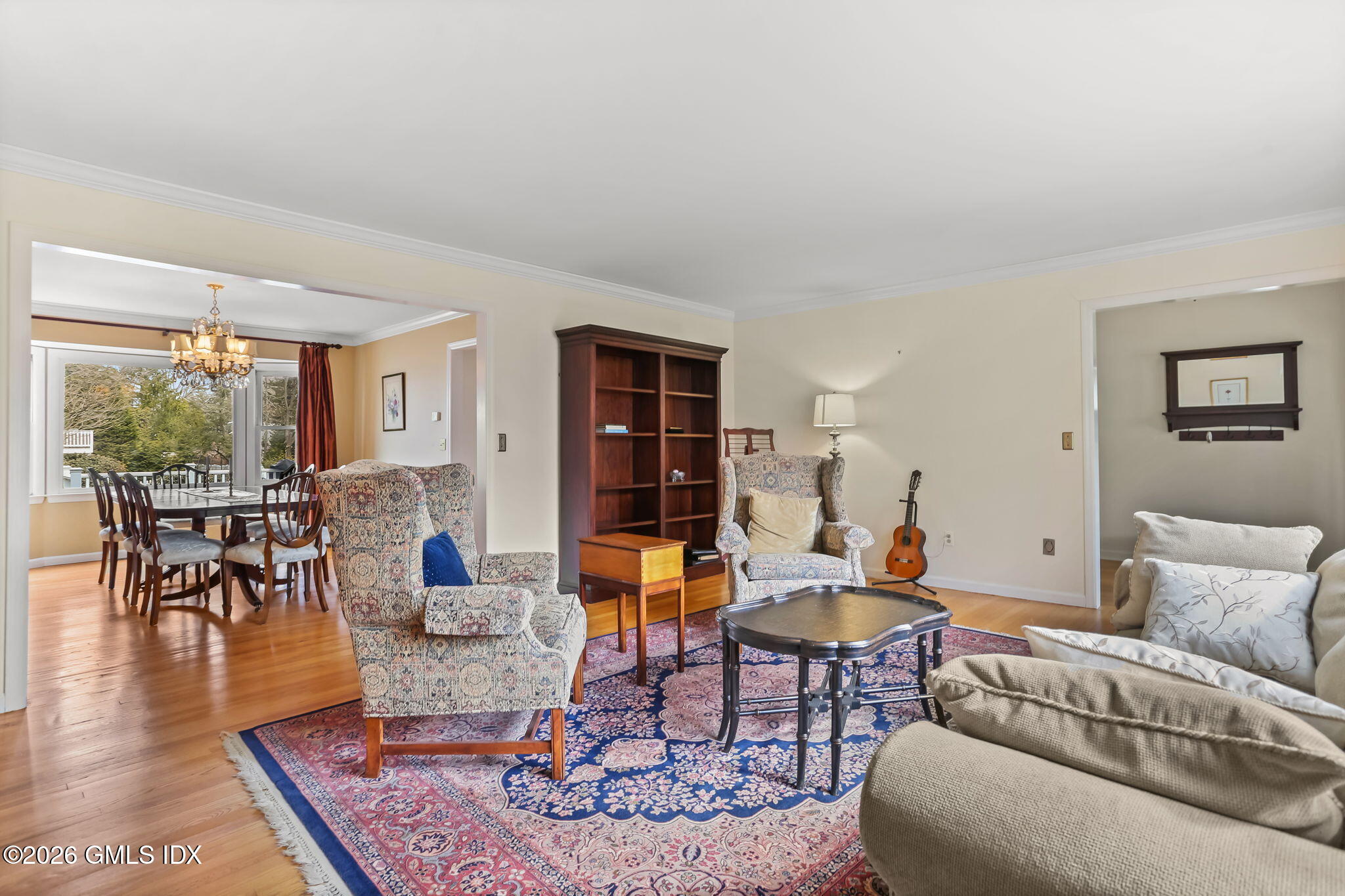 153 Lockwood Road Riverside, CT 06878 - Photo 8 of 58 a living room with furniture and wooden floor