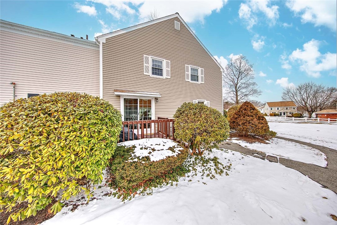 2970 Mendon Road, Unit 17 Cumberland, RI 02864 - Photo 39 of 48 Walk Way to Condo from Car Port
