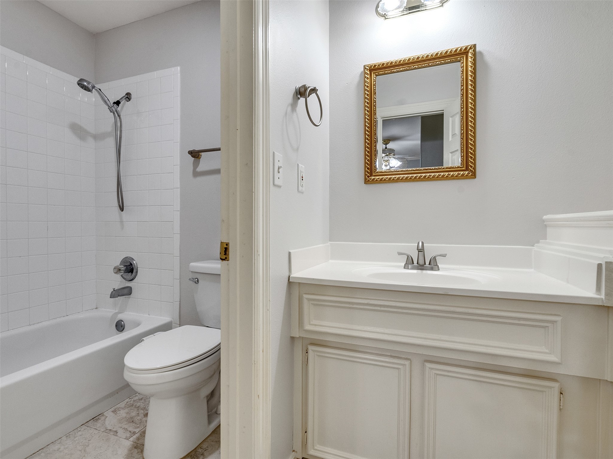 22872 Mersey Court Porter, TX 77365 - Photo 30 of 48 a bathroom with a sink a toilet and shower