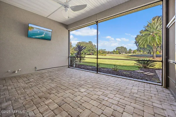 a view of outdoor space with water view