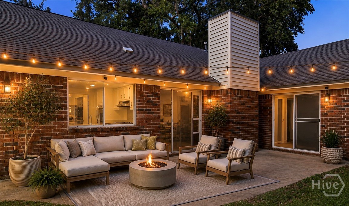 910 Old Mill Road Savannah, GA 31419 - Photo 41 of 41 ** Virtually enhanced furnishings and twilight appearance.