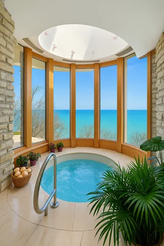 a view of a living room and hall with furniture