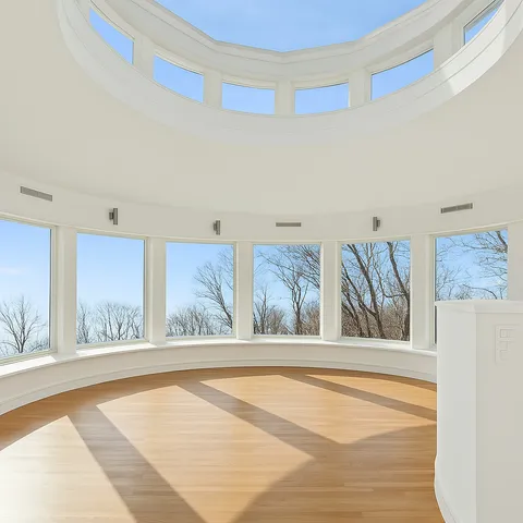 a living room with furniture window and wooden floor