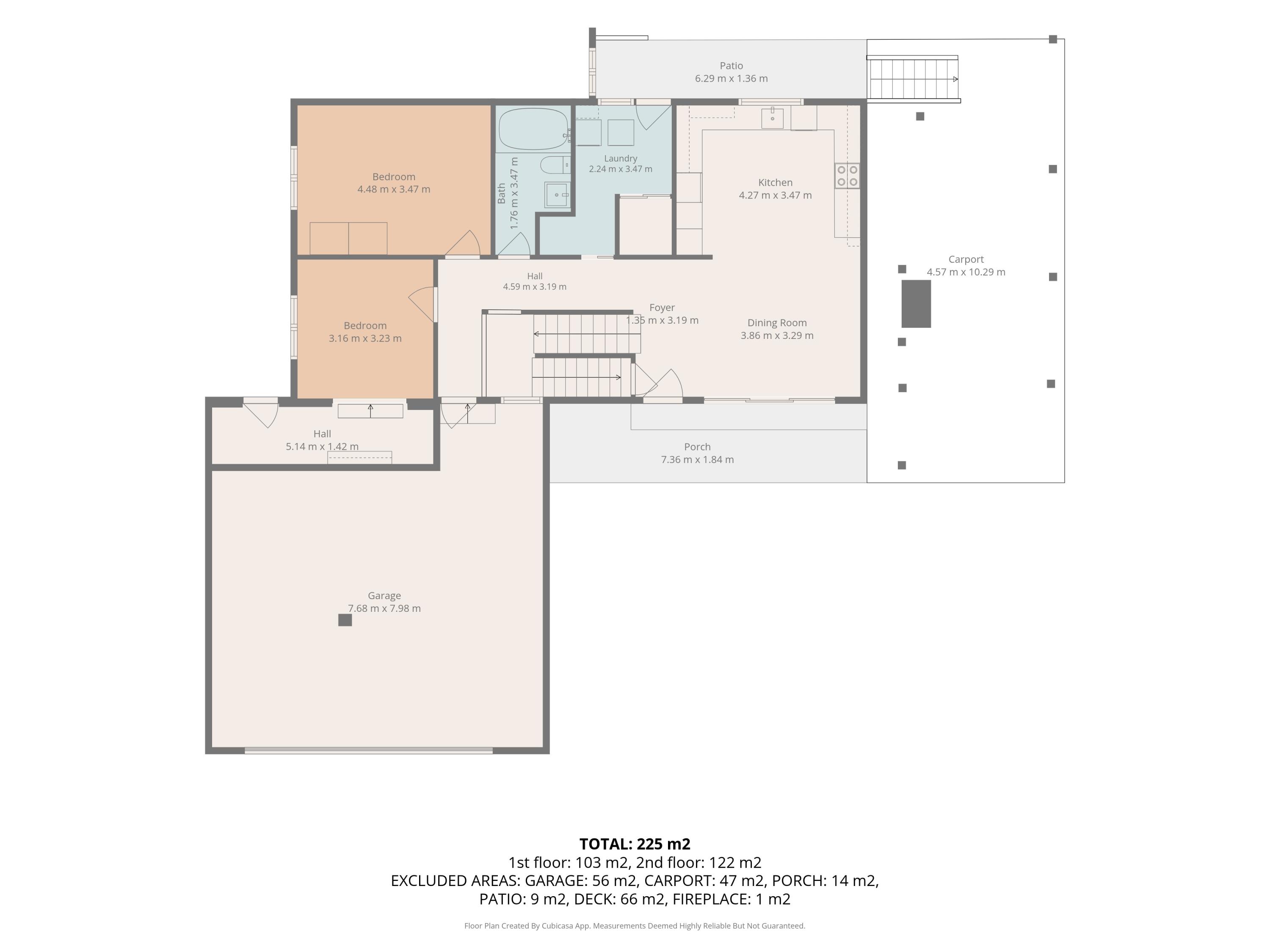 3263 Inca Circle St. George, UT 84790 - Photo 32 of 36 1st floor Dimensions