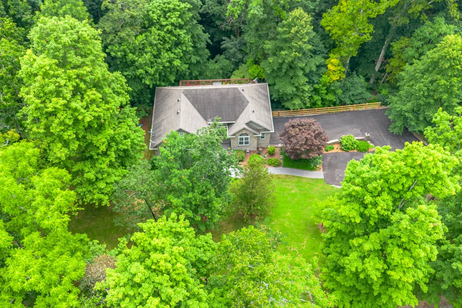 1765 Sugar Ridge Road Spring Hill, TN 37174 - Photo 43 of 44 an aerial view of a house with pool yard and outdoor seating