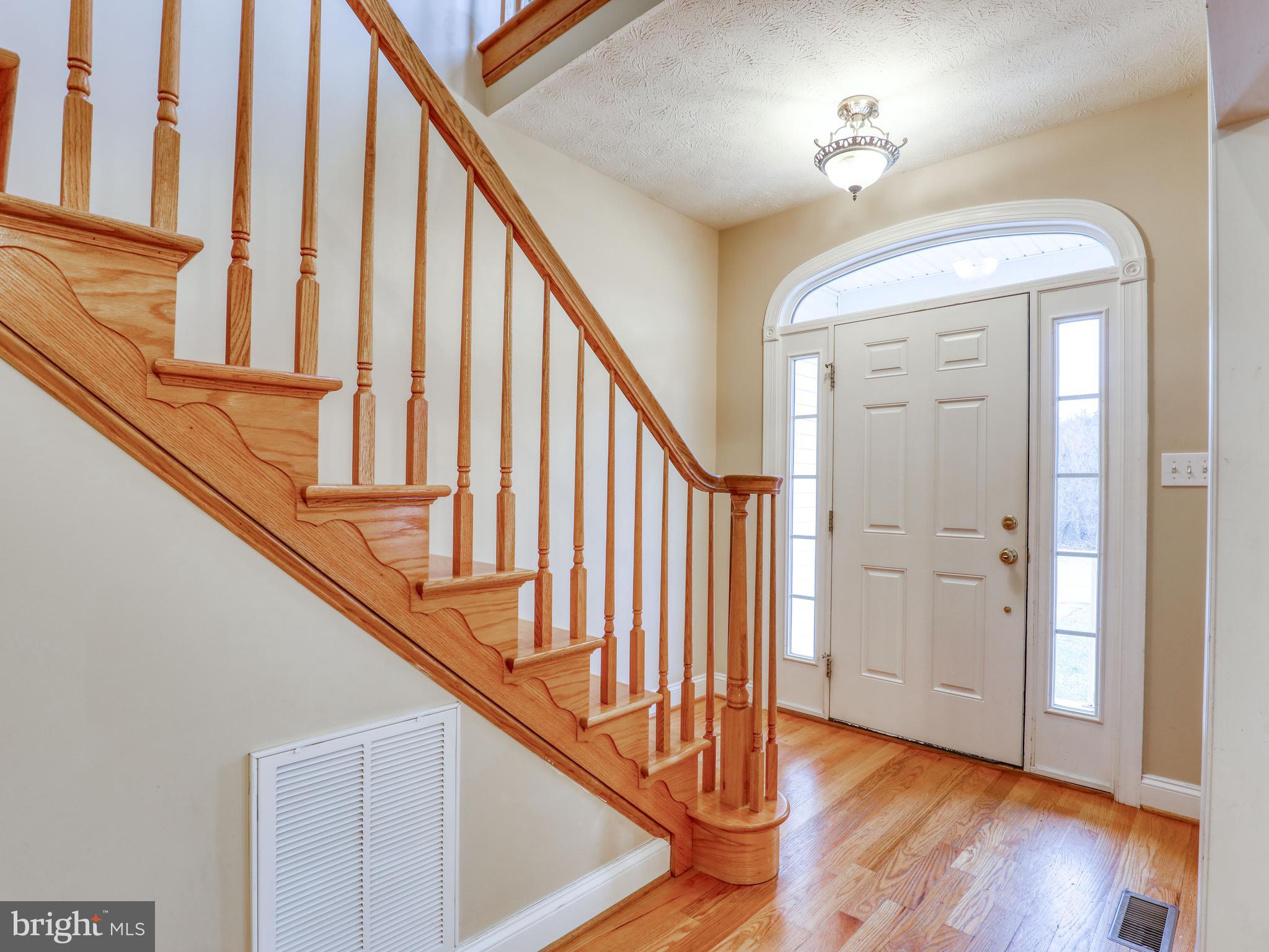 Gleaming wood floors on main level