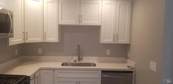 a close view of sink