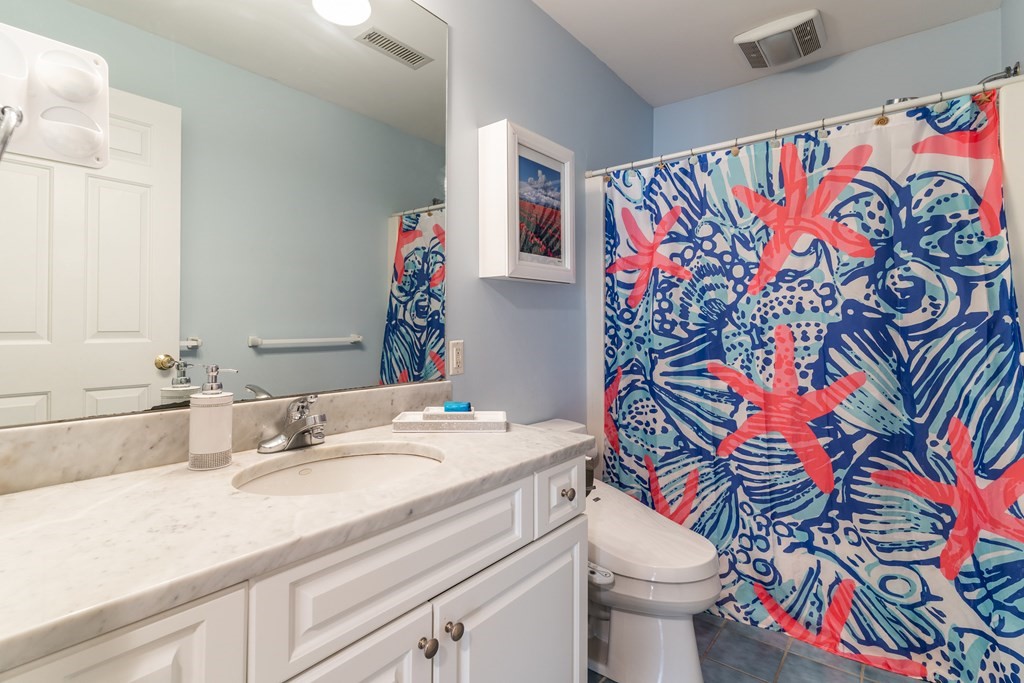 139 Shade Street Lexington, MA 02421 - Photo 25 of 42 a bathroom with a sink and a toilet