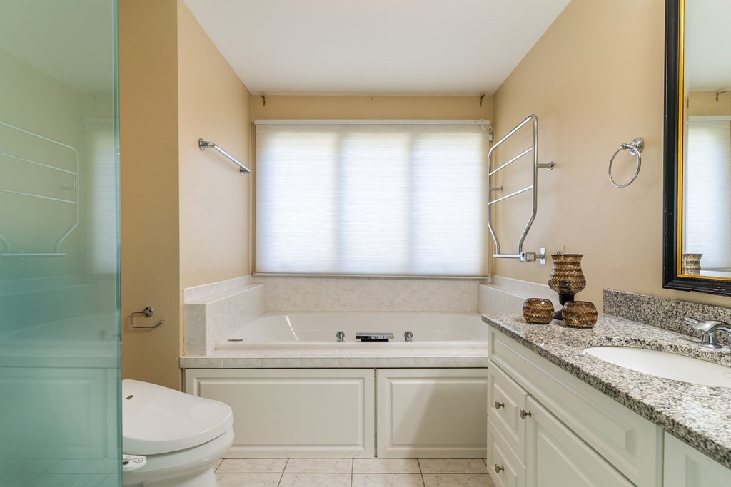 139 Shade Street Lexington, MA 02421 - Photo 33 of 42 a bathroom with a sink a toilet and shower
