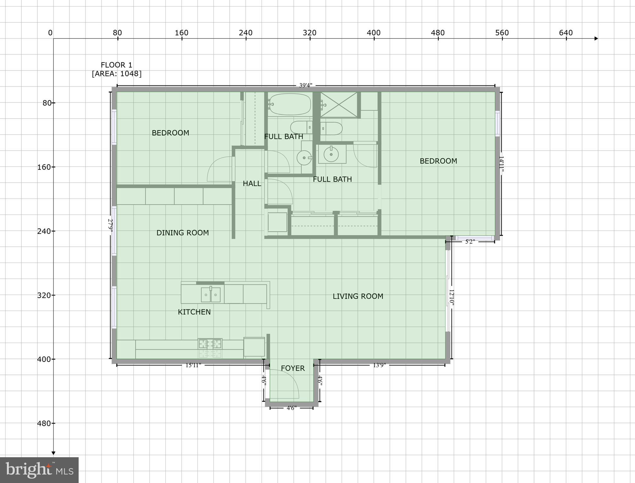 5249 West Running Brook Road, Unit 101 Columbia, MD 21044 - Photo 35 of 35 GLA Floor Plan