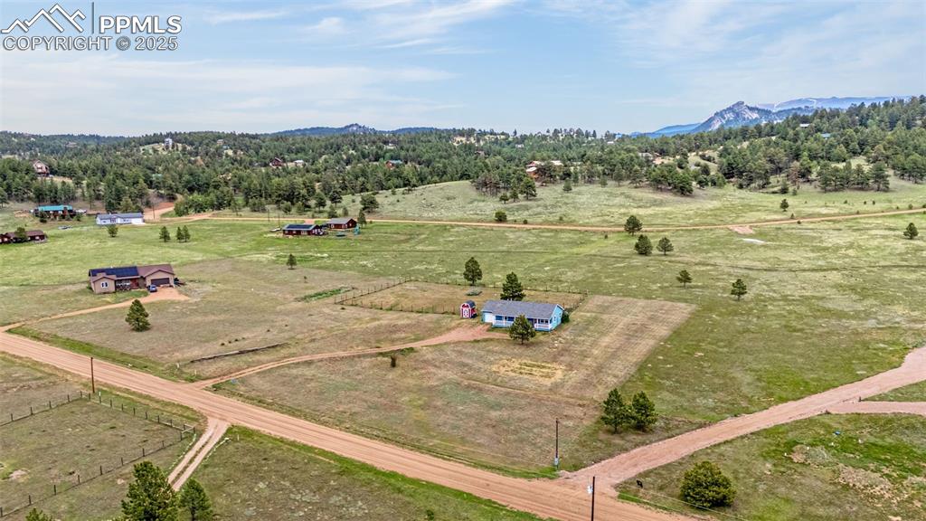 406 High Pasture Road Florissant, CO 80816 - Photo 25 of 28 a view of a lake with a yard