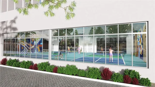 a house view with a garden space