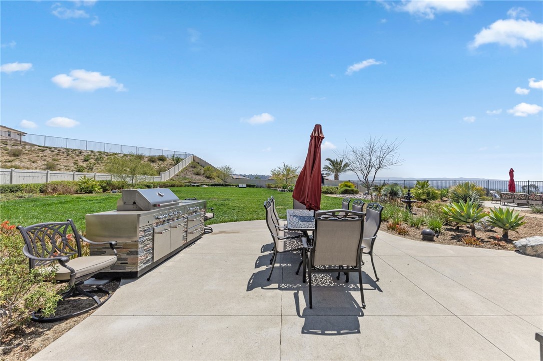 7631 Capstone Court Riverside, CA 92506 - Photo 28 of 39 Spacious patio area ideal for outdoor dining and entertaining.