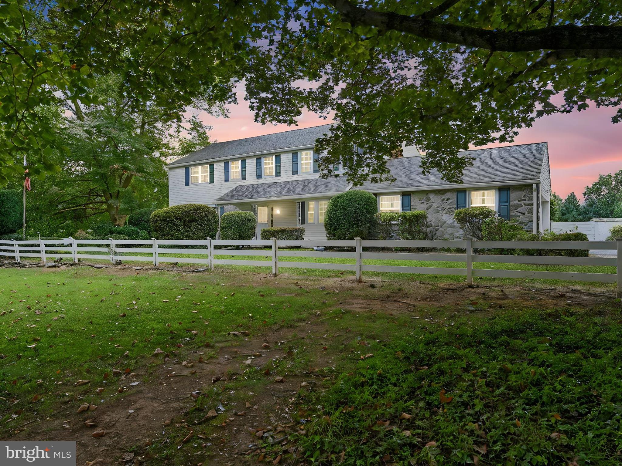 14 Stone Ridge Road Thornton, PA 19373 - Photo 2 of 45 a front view of a house with a yard