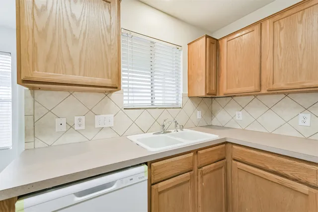 a view of a kitchen sink